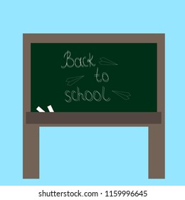 school desk. Back to school