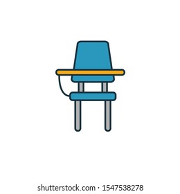 School Desk icon. Simple element from school icons collection. Creative School Desk icon ui, ux, apps, software and infographics.