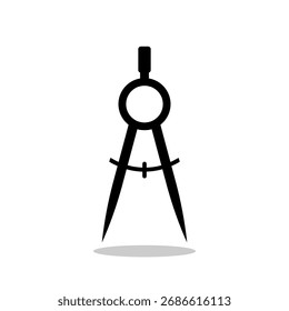 Icono de divisor de escuela con sombra