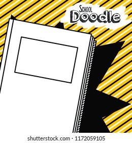 School doodle cartoon