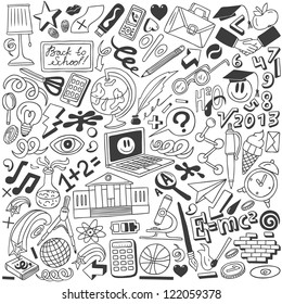 School - doodles collection
