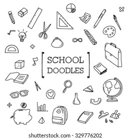 School doodles set