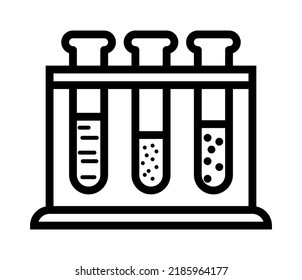 School and education accessory flat line icon. Outline sign for mobile concept and web design, store.
