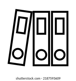 School and education accessory flat line icon. Outline sign for mobile concept and web design, store.