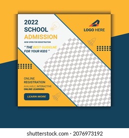 School education admission social media post