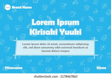 Schulhintergrund flaches Design