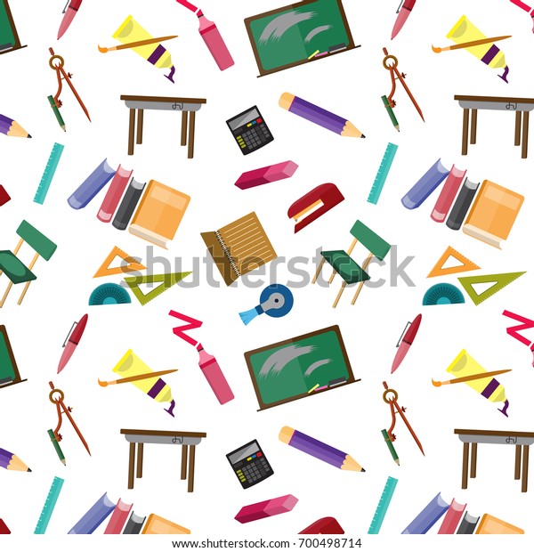 School and education\
background pattern,Colorful school and education background\
pattern,School and education items,School items background,Vector\
Illustration 