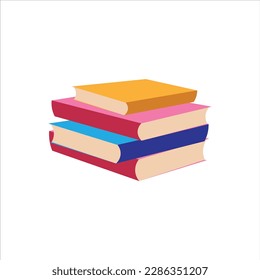 School Education Book Illustration Vector