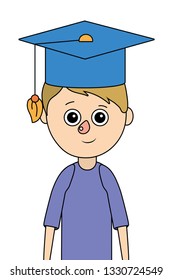 school education boy cartoon