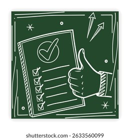 Escuela y Educación Doodle Set 