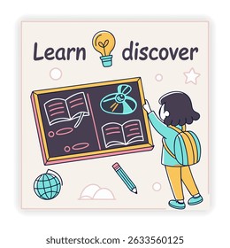 School and Education Doodle Set 