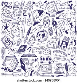 School education - doodles