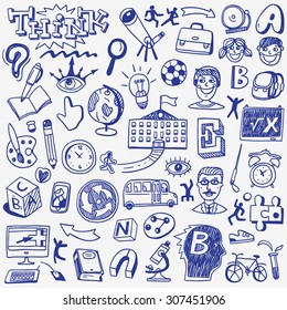 School education - doodles
