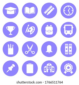 school and education icon vector