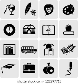 school and education icons