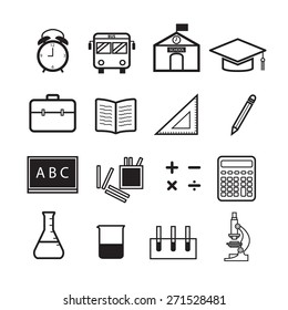 School and Education Icons