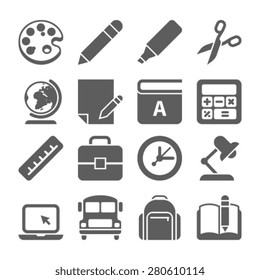 School and Education Icons