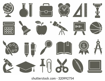 school and education icons