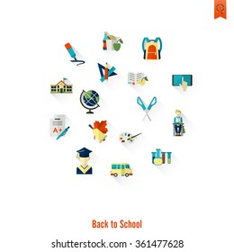 School and Education Icons