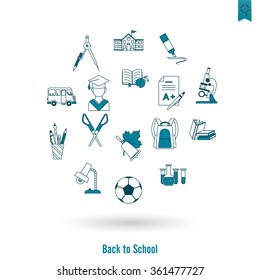 School and Education Icons