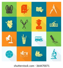 School and Education Icons