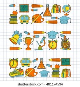 School and education icons