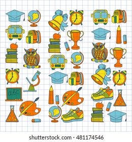 School and education icons