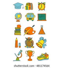 School and education icons