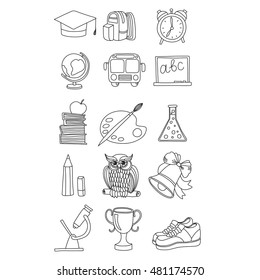 School and education icons