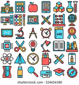 School and Education Icons
