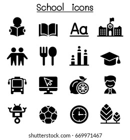 School & Education icons