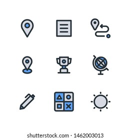 School and Education icons in for any purposes. Perfect for website mobile app presentation and any other projects