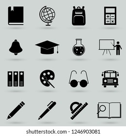 School and Education Icons - Set