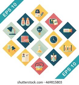 School and education icons set
