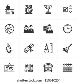 School   Education Icons    Set 3