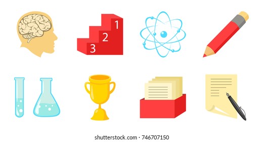 School and education icons in set collection for design.College, equipment and accessories vector symbol stock web illustration.