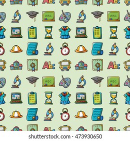 School and Education icons set,eps10