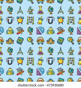 School and Education icons set,eps10