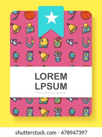 School and Education icons set,eps10