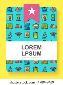 School and Education icons set,eps10