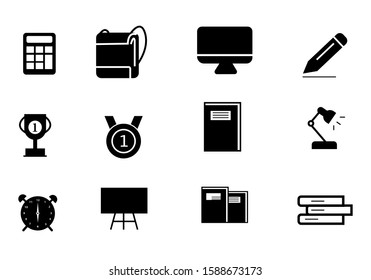 School and Education Icons.Back to school