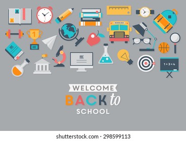 School and education illustration