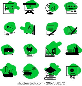 School education, illustration, vector, on a white background.
