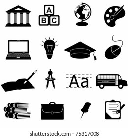 School and education related symbols