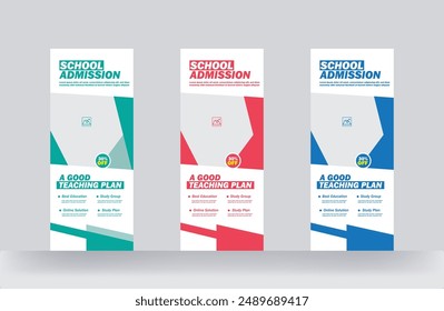 Enrollar el Anuncio y la Plantilla de diseño de tarjetas de rack 