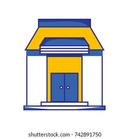 school education with roof and doors design