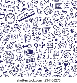 School education - seamless background