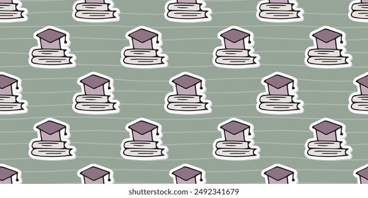 school. education. study. seamless pattern. to study. subjects for school. lessons. to study. icons. Doodle. vector. sticker. books. copybook. a pen. pencil. ruler. figures. mathematics. stylus.