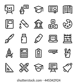 School and Education Vector Icons 1