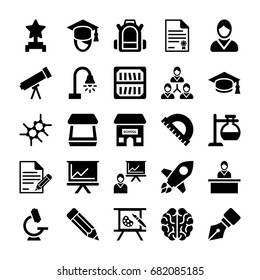 School and Education Vector Icons 12